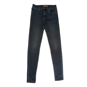 Levi Super Skinny Blue Jeans